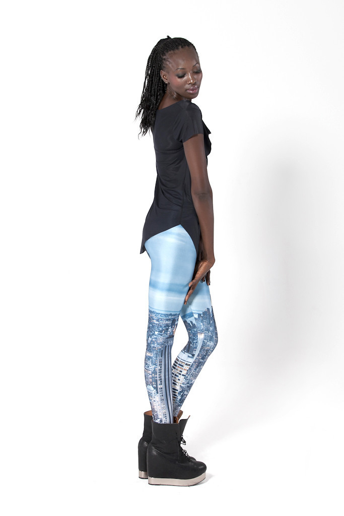 F33082  NEW YORK SKYELINE LEGGINGS